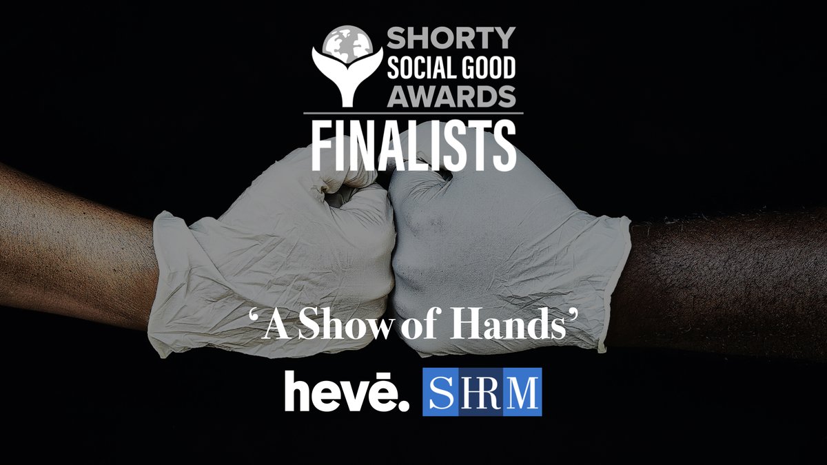HEVĒ has recently been named to the 2020 <a href="/shortyawards/">Shorty Awards</a> Social Good shortlist in the Diversity &amp; Inclusion category for our work on <a href="/SHRM/">SHRM</a>'s ‘A Show of Hands’ spot. We are so honored to not only be recognized for good work, but for work that does good. #hevestudios