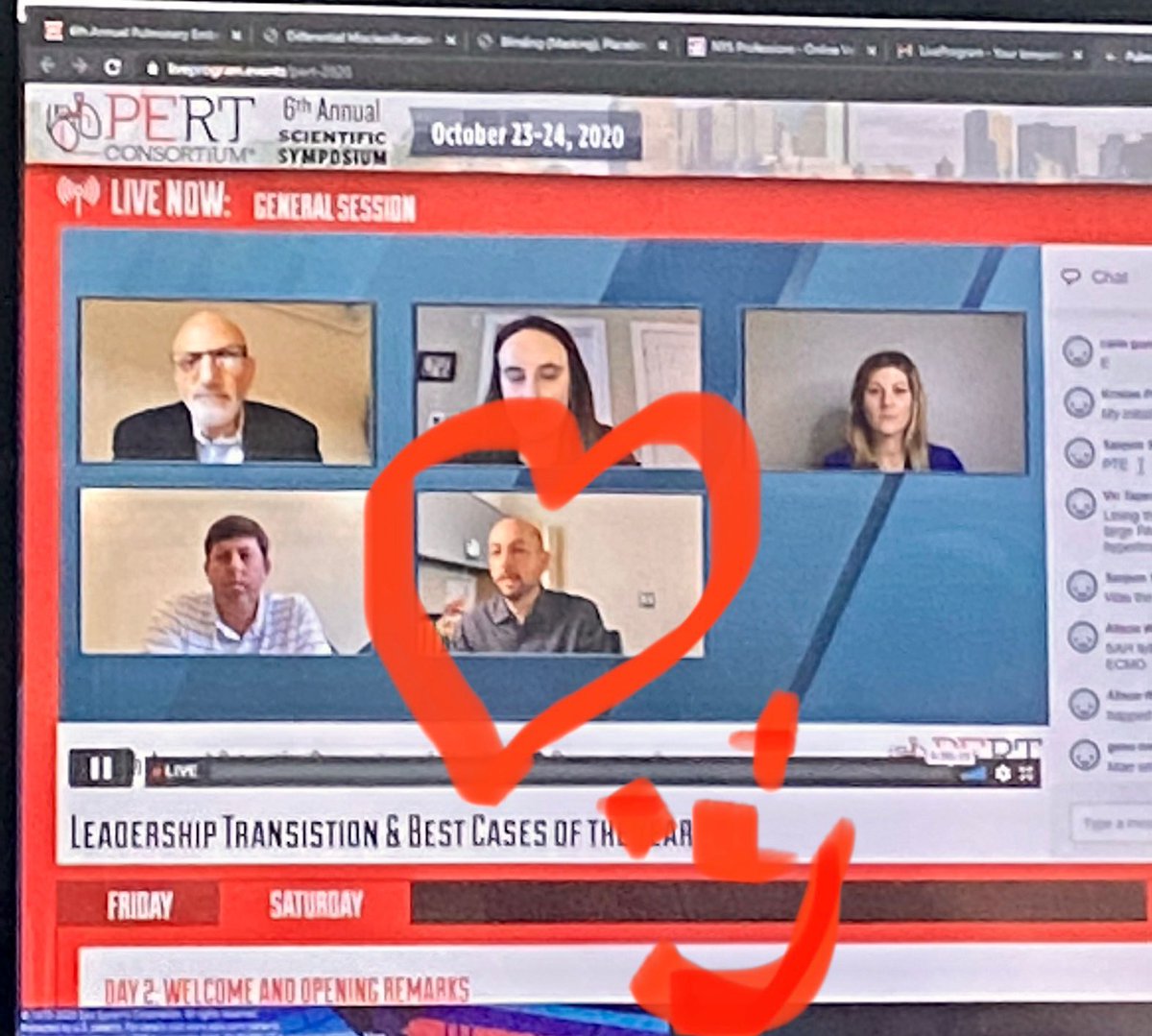 jameshorowitzmd's tweet photo. My team texting me during one of our presentations at #PERT2020. What a squad! @ALERTTeam1

@AWitkin @FMaeWestMD @KGladRock @Mzgibson16 https://t.co/rgm2vozFjd