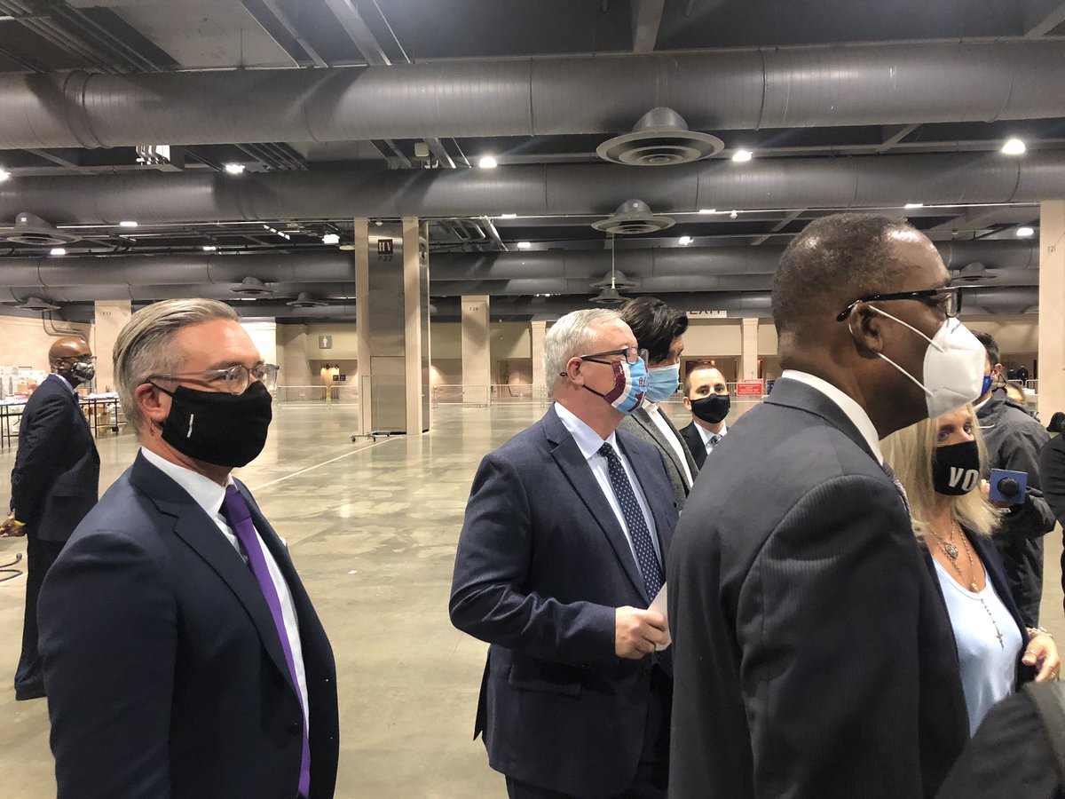 *tallied, obviously.Some officials from City Council and Mayor Jim Kenney’s office came along for the tour as well. Everyone I’ve spoken with says they’re impressed with the machinery, staff and security at the Convention Center.