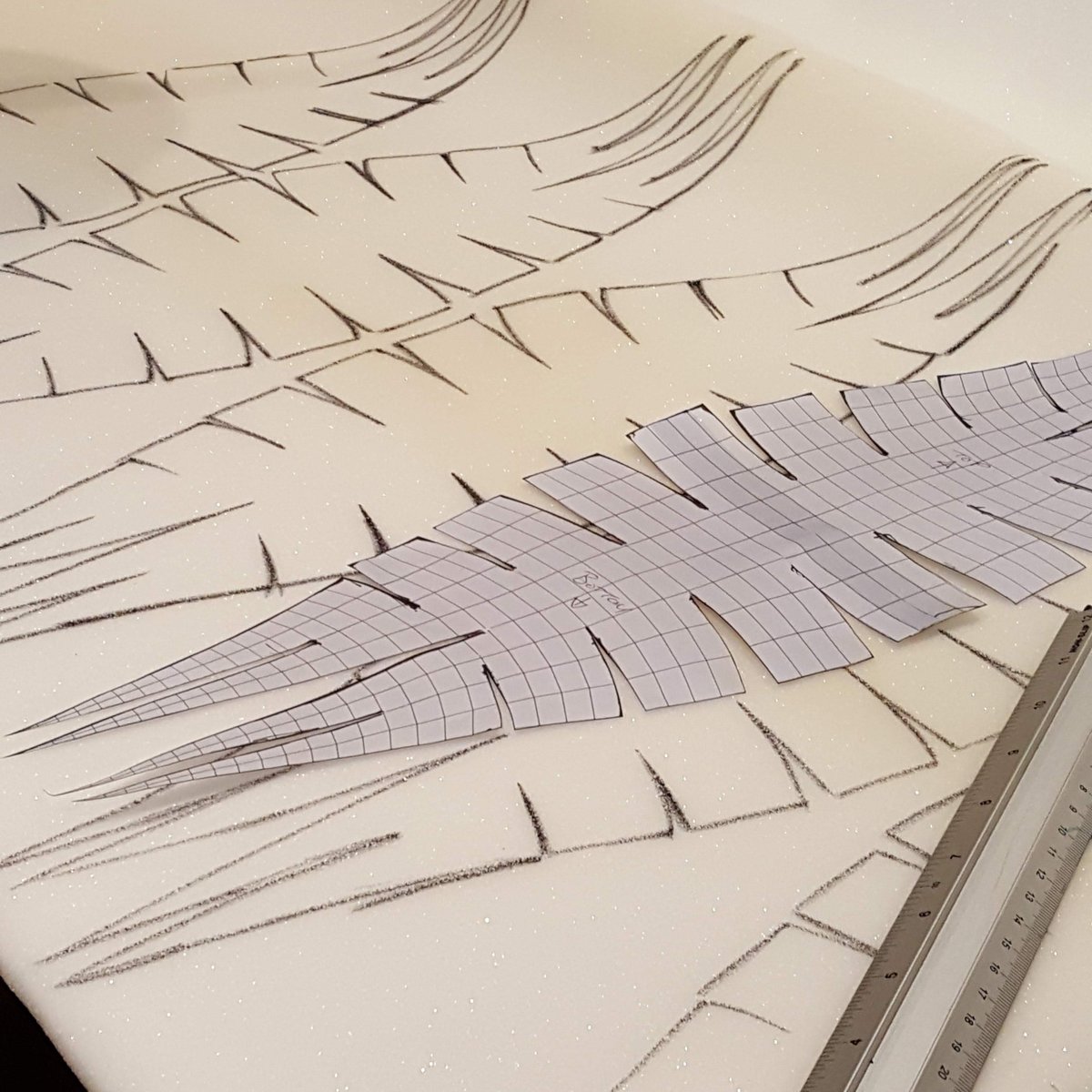 HoldTheFoam's tweet photo. Trying out a pattern for a lumpy segmented pumpkin puppet. Look out for the pattern, I'll post it so we can all make 'em #behindthescenes #puppetfluff #insideoutpuppets #puppetpatterns #puppetpattern #pumpkin #halloween #puppetdesign #puppets #puppet #puppetmaking #BettySpaghetti https://t.co/fm1Ty3aFAd