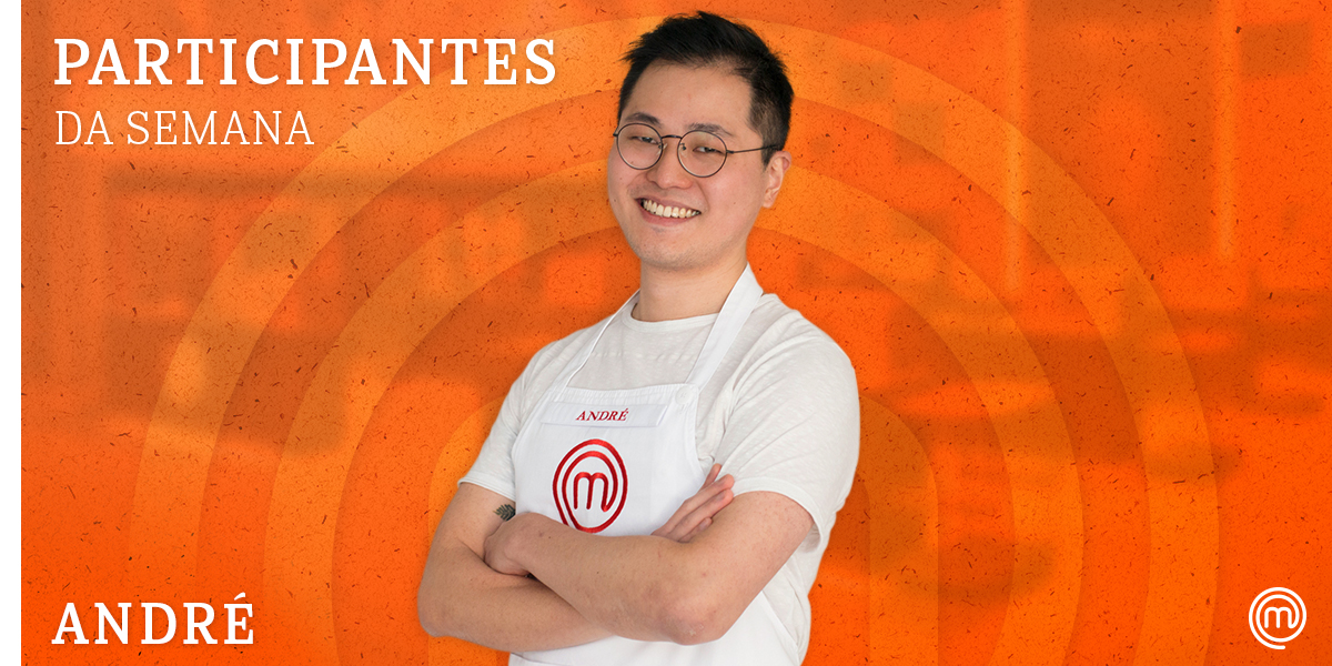 masterchefbr's tweet photo. Vamos conhecer quem concorre ao troféu da semana? ✨

✅ André (28): engenheiro agrônomo de origem japonesa, nas horas vagas adora criar receitas de botecos orientais. 

#MasterChefBR: terça, às 22h50, na @BandTV https://t.co/0aq8SdaNrl