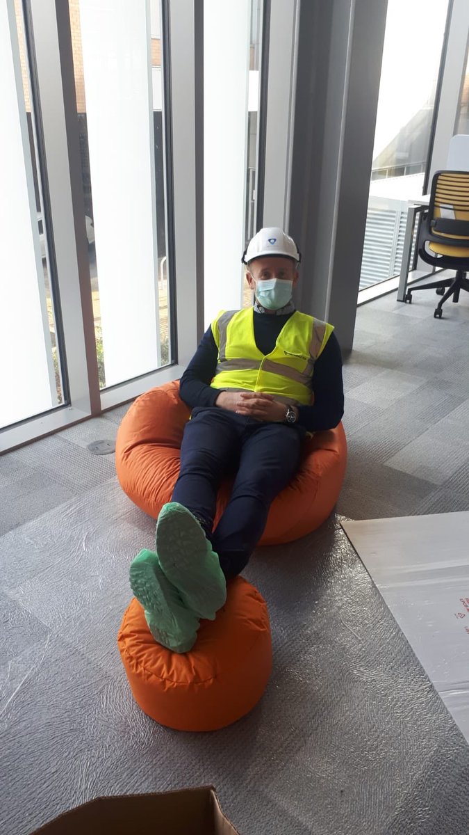 Really enjoyed our sneaky peak at the RIGA building, lovely to meet Heather and Kate from ⁦<a href="/amhworkspace/">amh workspace</a>⁩ who insisted we test out the comfortable new chairs at ⁦<a href="/NGPLtd/">Northern Gas and Power</a>⁩ new HQ. All 4 floors looking amazing ! @⁦AYNorthViews⁩ ⁦@InnerspaceRich⁩