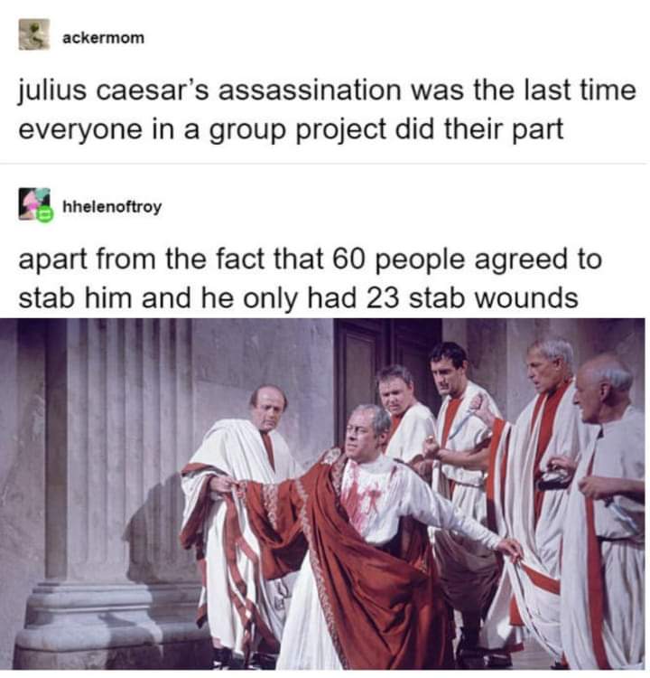 Perfectly sums up group projects