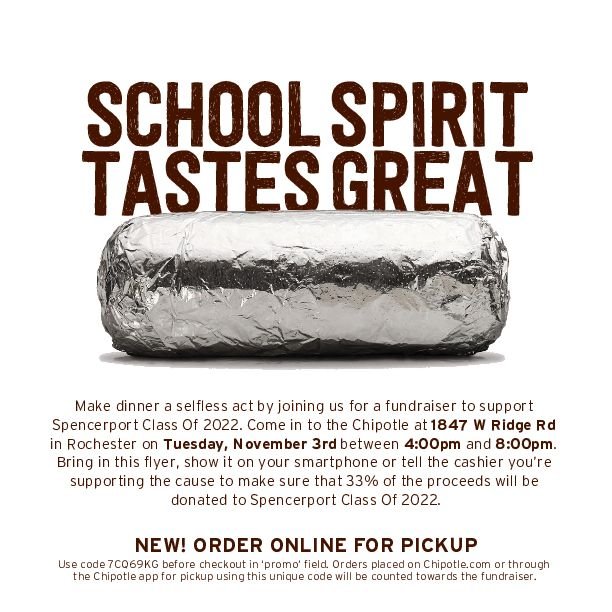 SHS_2022's tweet photo. Not only is 11/3 Election Day, but it's also an opportunity to support the Class of 2022. @shsrangers @SpencerportCSD https://t.co/pe1cLnb29r