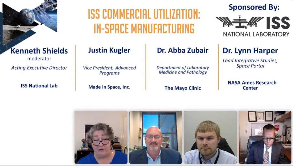 MadeInSpace's tweet photo. With our Ceramic Manufacturing Module, weβre figuring out how to manufacture turbine blisks in space for companies like #SierraTurbines We can then scale that technology to make parts for bigger companies like @GeneralElectric & @RollsRoyce #BuildAbove #SpaceCom2020 @SpaceComExpo https://t.co/69UG9sPOGg
