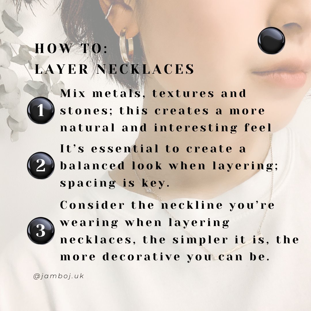 Love the layered necklace look? Here are some layering tips and tricks! 🖤

Let us know in the comments if this was helpful!  

#newproducts #lifestyleboutiques #giftshops #newproducts #lifestyleboutiques 
#JewelleryLayering #NecklaceLayering #LayerJewellery #FashionTips