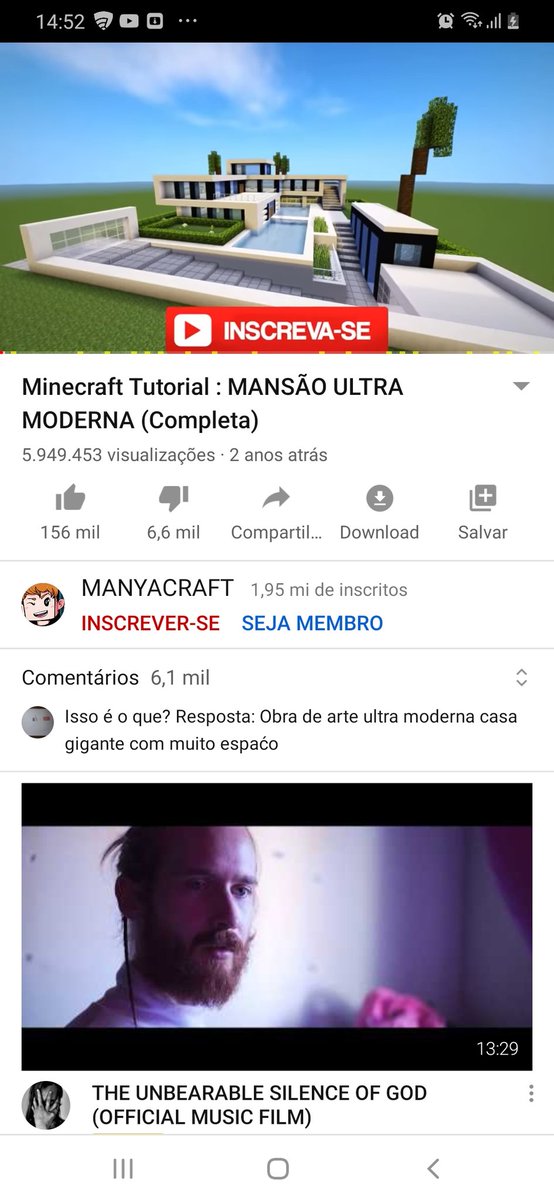 Minecraft Tutorial - Como fazer uma Casa Moderna Manyacraft 