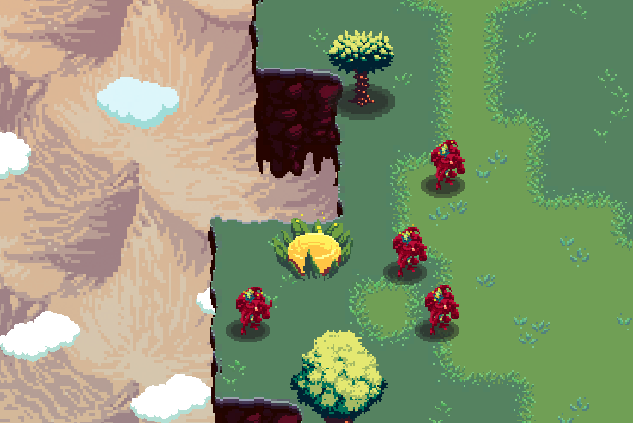 RadianceTainted's tweet photo. Let's talk about units. Players have access to 4 units classes that are customized with different weapons, skills and upgrades

This is the unit from the Scarab clan, the tankiest of the 4. It has a passive that gives it more life

#realtimestrategy #madewithunity #pixelart https://t.co/jaWcQNEP1Z