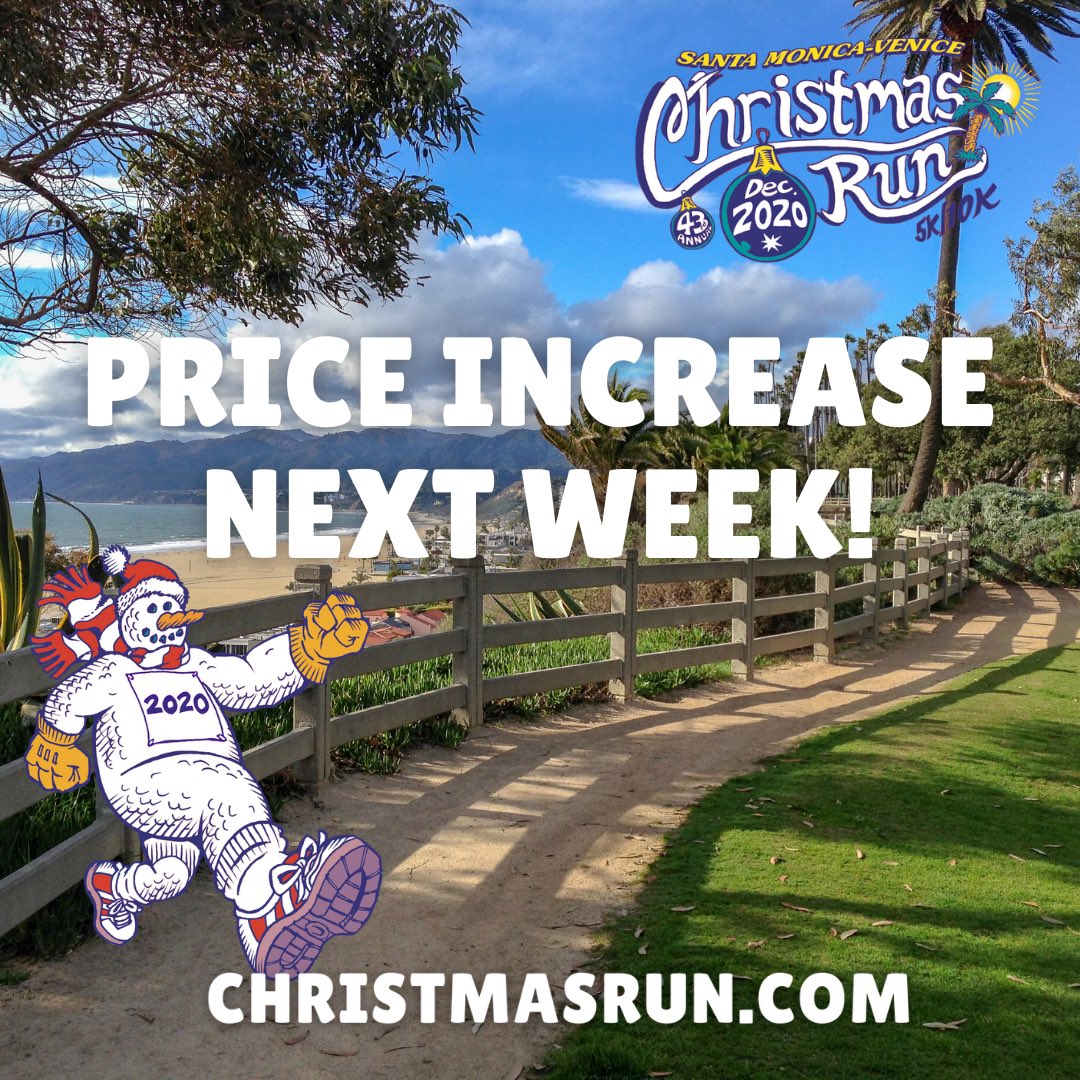 christmasrun's tweet photo. ❗NOVEMBER 1ST!❗⁠PRICE INCREASE
Register today at https://t.co/nmcV2GbkOT!⁠ https://t.co/S3jfMNJOu4