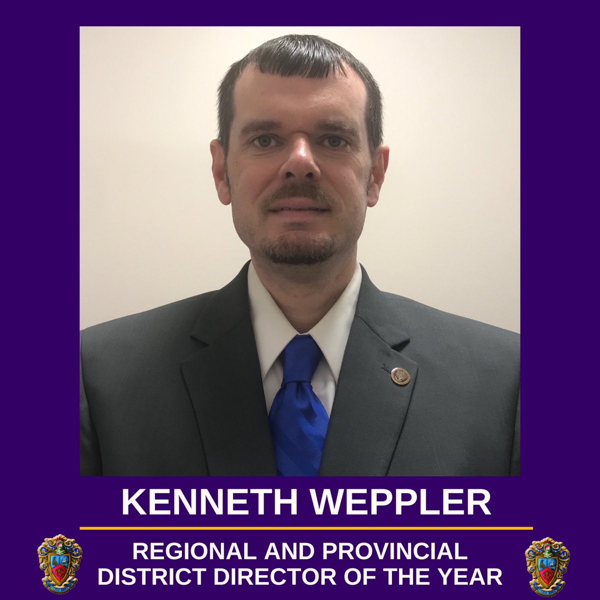 The Alpha Omicron Chapter of Delta Sigma Pi wants to spotlight our very own District Director, Kenneth Weppler, for winning Regional and Provincial District Director of the Year!🎉

This is a HUGE accomplishment that is very well deserved! Kenneth works very hard for our chapter!