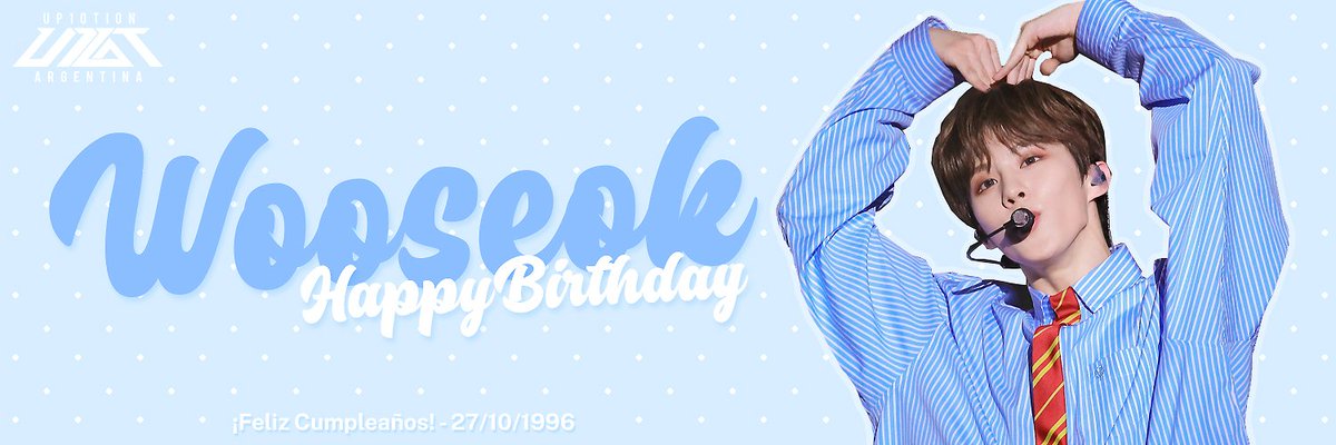 UP10TIONArg's tweet photo. 👑 HAPPY WOOSEOK DAY 👑

Le deseamos un hermoso y feliz cumpleaños a nuestro talentoso visual, vocalista y actor, Kim Wooseok! 

No se olviden de saludarlo en la redes sociales con los hashtags: #우석이로_가득한_특별한_1027 #BeautifulWooseokDay

#김우석 @KWS_official_ @UP10TION https://t.co/fa6qDApdrE