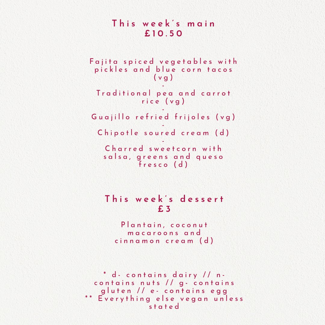 CoexistFood's tweet image. Welcome to Banquete Mexicana! 

To mark Mexico’s upcoming Day of the Dead (Día de los Muertos) celebrations, this week’s Takeaway Supper Club has none of the tricks and all the treats 💀🌮💕 

The menu now live 👻coexistcommunitykitchen.org/takeawaysupper…