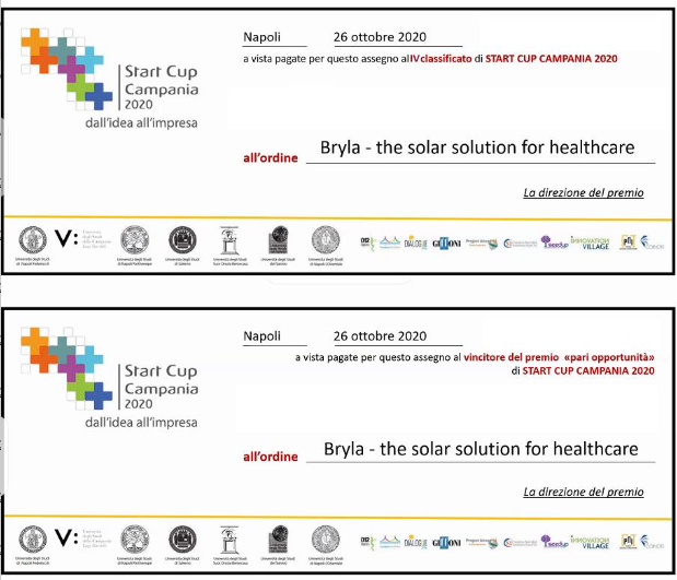 BRYLA_Solar's tweet photo. Prima uscita ufficiale di @BRYLA, ed è stato un successo! 
Quarto posto della finale di #StartCupCampania2020 e premio speciale per le pari opportunità!
Ci rivedrete al Premio Nazionale per l'Innovazione #PNI2020 a Bologna dal 30 Novembre al 4 Dicembre!
@tissue_lab_iit  @IITalk https://t.co/PyEtfqAui5