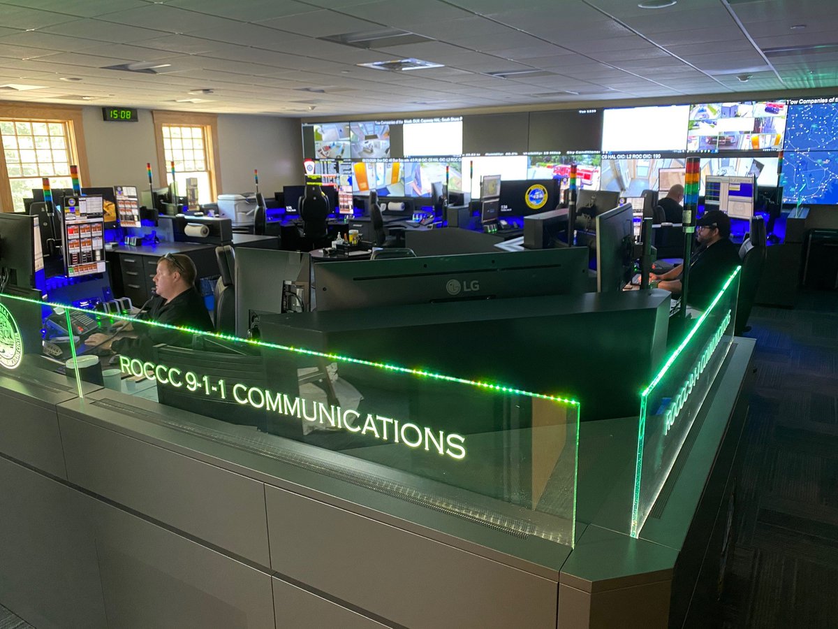 RussBassett's tweet photo. Project profiles are useful when evaluating #missionciritical #consolefurniture vendors. What challenges are they helping solve? How do the consoles improve the operator experience? 
#911dispatch #commcenter #campussafety  
https://t.co/1ZZ32SMwoD https://t.co/SX1tZNarP3