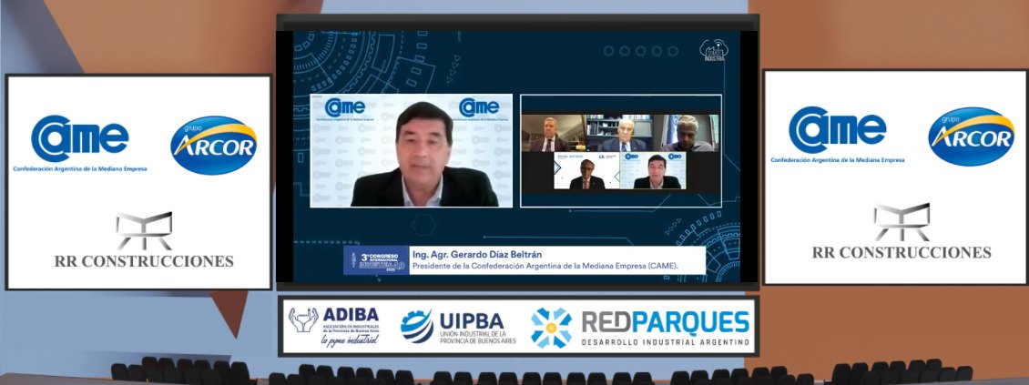 [AHORA] Participamos junto a <a href="/gerardodbeltran/">Gerardo Díaz Beltrán</a>, presidente de <a href="/redcame/">CAME</a>, en la apertura del 3º #congresoINDUSTRIA40 en el marco del evento <a href="/SomosIndustria1/">Somos Industria</a>.
Para poder participar del evento en los próximos días, inscribite acá 👉 somosindustria.org
