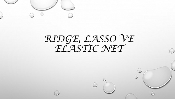 Websystemer's tweet image. Ridge, Lasso ve Elastic Net - websystemer.no/ridge-lasso-ve…

 #elasticnet #lassoregression #machinelearning #python #ridgeregression