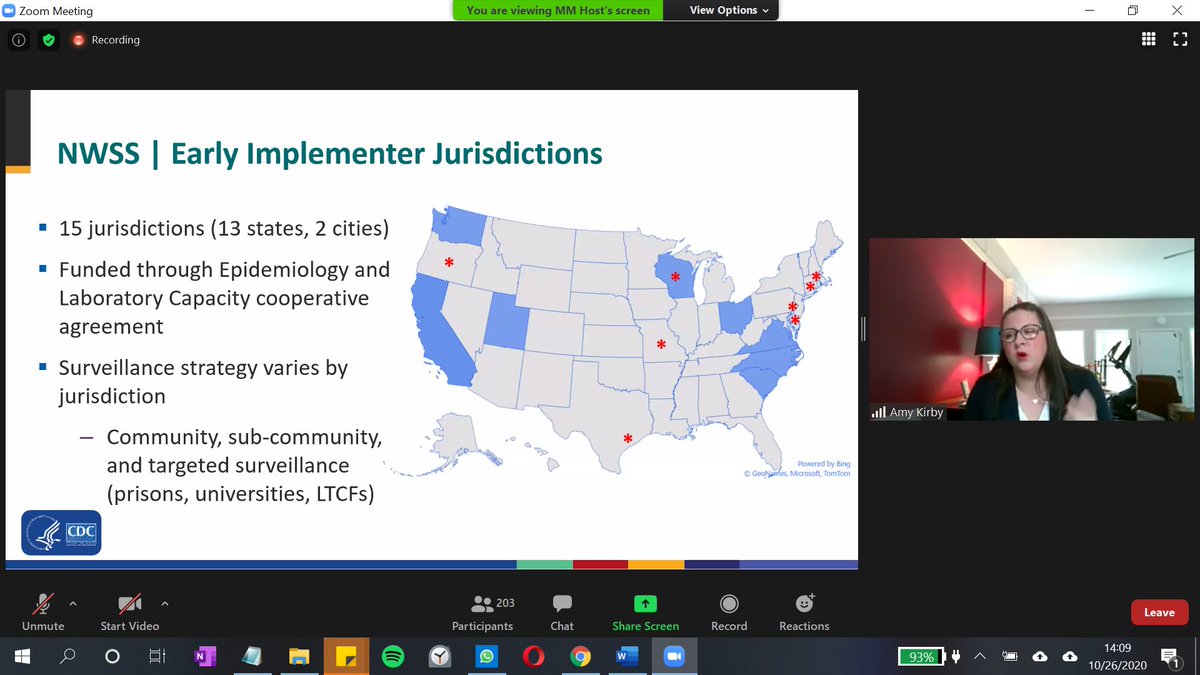  #UNCWaterandHealth Still  @CDCgov - 15 jurisdictions are working on using  #wastewater surveillance for  #COVID19. There's a variety of approaches. Limitations must be repeated. Resources are limited. Negative tests don't mean a community is free of disease. Etc.