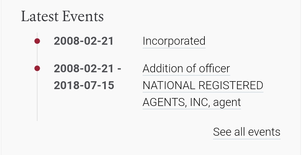 *Exactly* one month later, Owasco Lake Acquisition, LLC adds National Registered Agents, Inc as an officer. Gee, I wonder who it could be?! 17/ https://opencorporates.com/companies/us_de/4508250