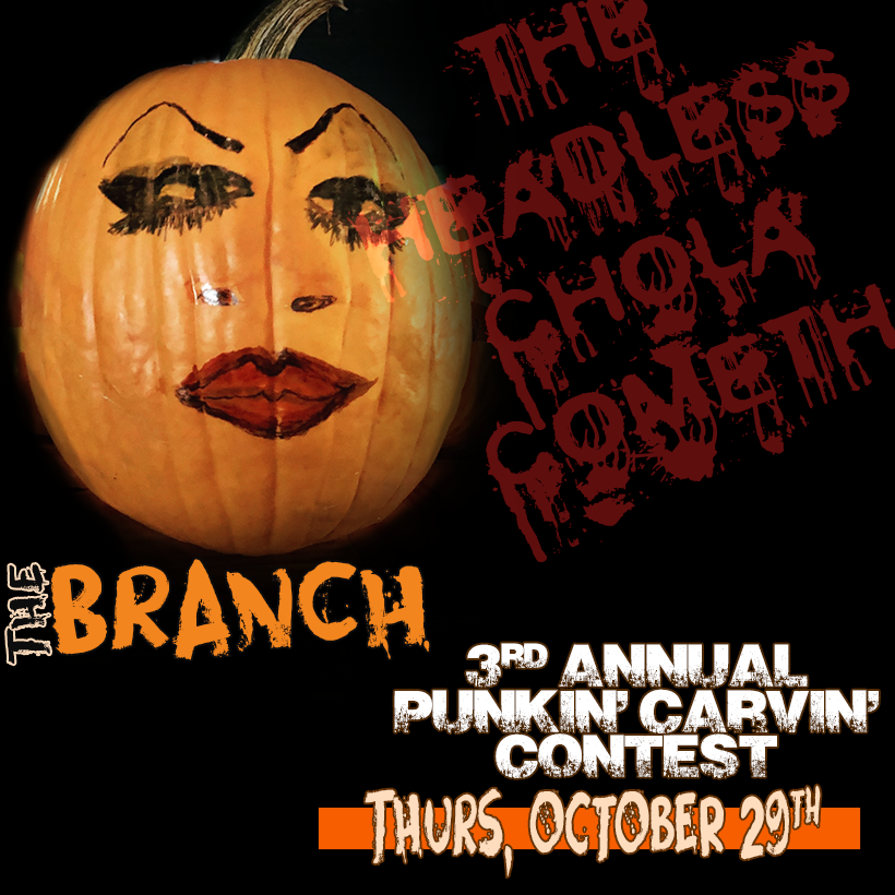 Wanna get sliced and diced? Competitions payin' the price...

Hey, Mamas, come knock me out on Thursday.

#thebranch #springbranch #branchachos #punkincarving #longpoint #onpoint #mamasaidknockyouout #supportlocal
