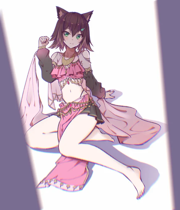 新衣装+デフォ髪型の組み合わせすき #のらねっこあら 