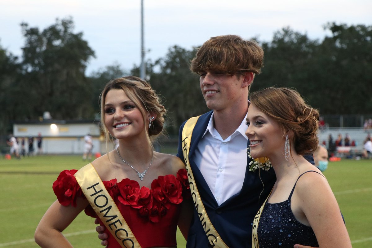CitrusSchools's tweet photo. #ICYMI: The @CHSCanes capped off their memorable Homecoming week under the lights Friday night not just for football, but to crown this year's Homecoming King &amp; Queen. Congrats Ms. Shyanne Waller and Mr. Aiden Topping!🌟MORE moments here: https://t.co/aANKFHEFGc
#HOMECOMING2020 https://t.co/5hYdI8etFz