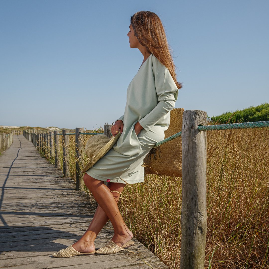Marialmatextile's tweet photo. Who's ready for another week? 
You are. Because you've spent the weekend in our loungewear made from seaweed and your skin is looking softer and smoother. 
Discover all our algae collection at https://t.co/aa7svJRzro https://t.co/odw6Oa6J3i
