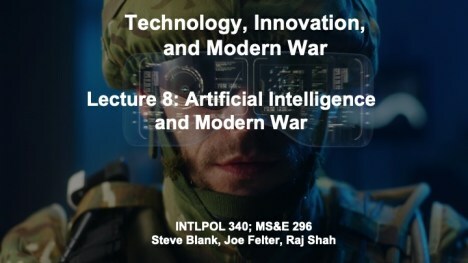 raystartuk's tweet photo. https://t.co/Taq82x7sLa Technology, Innovation, and Modern War – Class 8 – AI – Chris Lynch and Nand Mulchandani https://t.co/GmKDy4uHmG