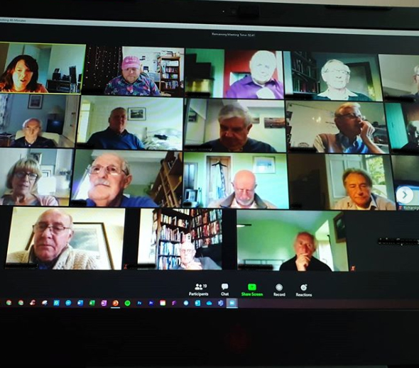 MH_Rotaract's tweet photo. Chris has also had the chance to speak to many Rotary clubs around the world through the power of Zoom and share with them the story of our club and Dogoodery #Rotaract #Dogoodery #speech https://t.co/b8ocXrRo5K