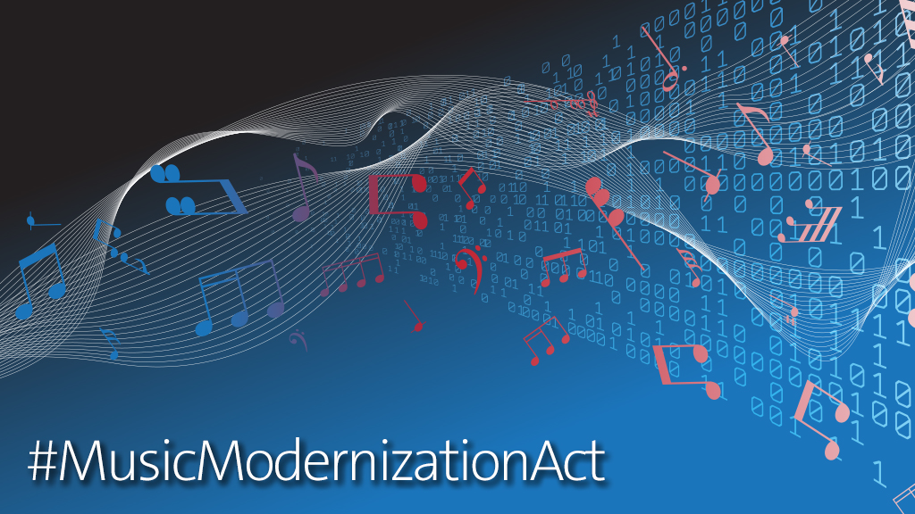 CopyrightOffice's tweet photo. The Copyright Office is committed to the success of the #MusicModernizationAct, which is expected to benefit many in the music community, including songwriters, music publishers, & digital service providers. Learn more about the historic law here https://t.co/gv09uog1i6. #MLCWeek https://t.co/X5isBXEetn
