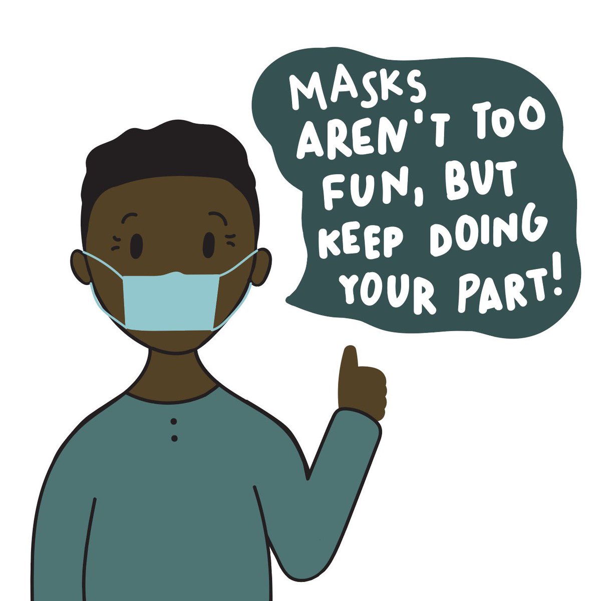 wkutalisman's tweet image. Let's face it (no pun intended), wearing a mask can be a struggle. 🎨: @allymeff_ #WKU #WKUTalisman #WearAMask