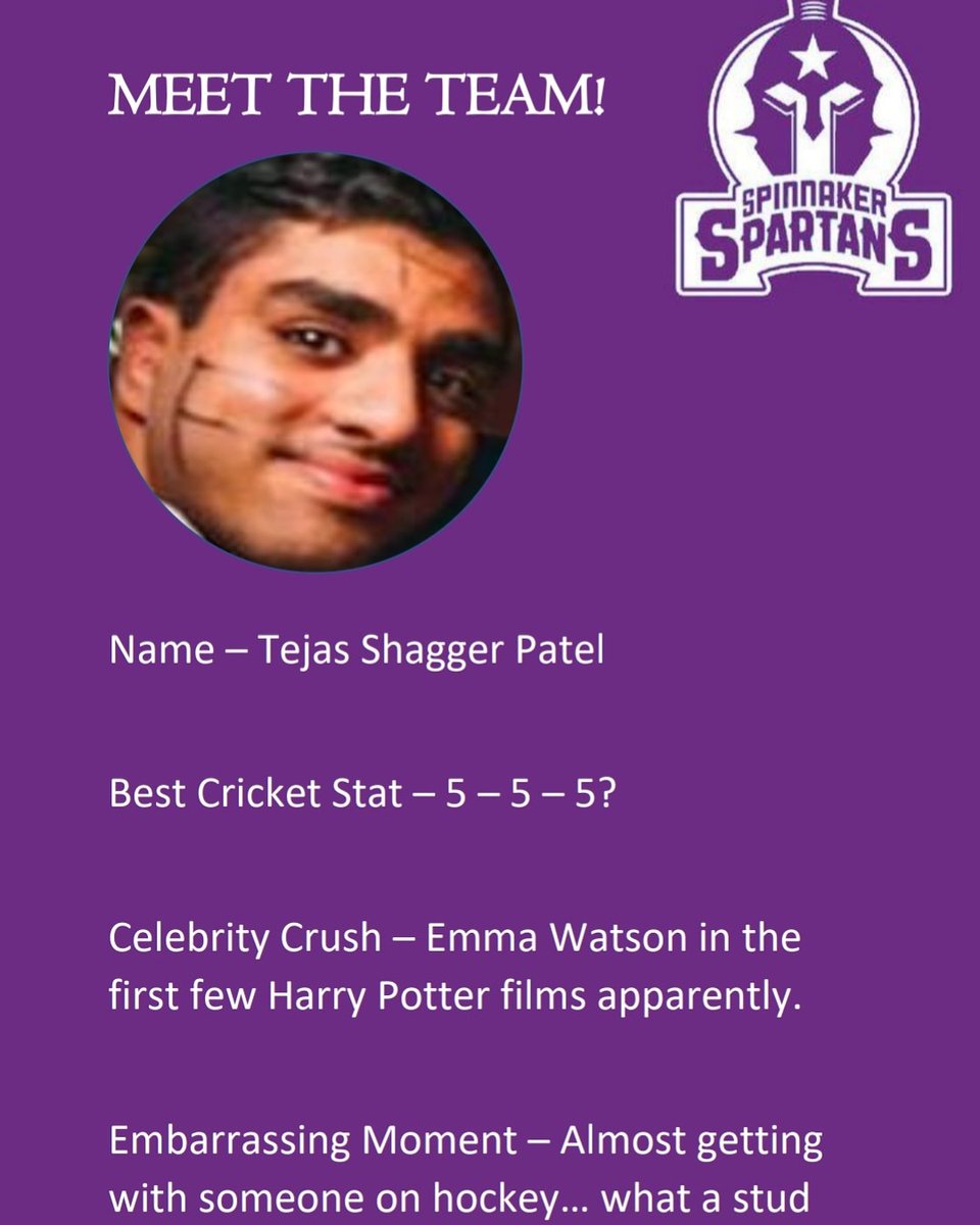 Spartans_PPL's tweet photo. Finally, it's the big man himself @TejasPa70696966
The Instagram influencer, YouTuber and all round insufferable bloke will be remaining at the Spartans for another season 💜 https://t.co/j9c5JxbdQ6
