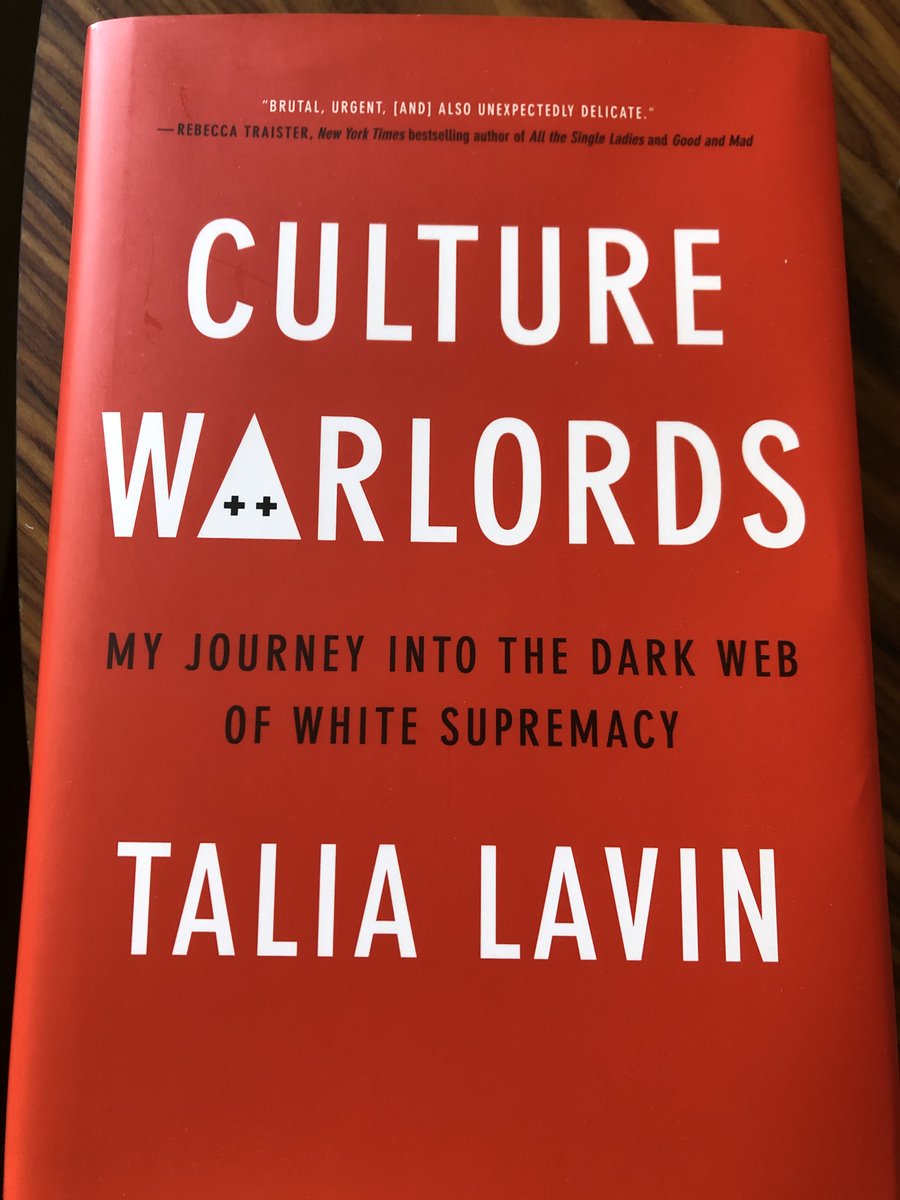 inetextremism's tweet photo. Drove across town to buy the last copy of @chick_in_kiev's Culture Overlords.

Buy this book!

It's important to support people who do the difficult work of infiltrating extremist cultures, and Talia does a great job of describing how various extremist ideologies interact online. https://t.co/jV8gEdrtXn