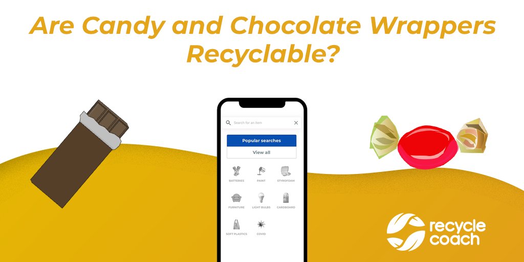 OaklandBorough's tweet photo. Not all wrappers are recyclable. Use the "What Goes Where?" search tool to assist you in sorting your waste.
#recycling #recycle #candywrappers #recyclecoach #recyclecoachapp #sustainability #recycleright #sortyourwaste #choclatewrapper #OaklandNJ https://t.co/9xHpEiuVEb