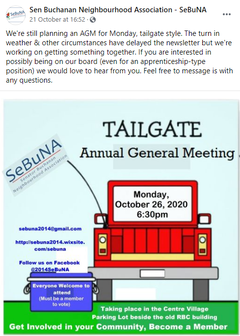 SeBuNA2014's tweet photo. Our Annual General Meeting tonight! https://t.co/LGxPyO2Vqi