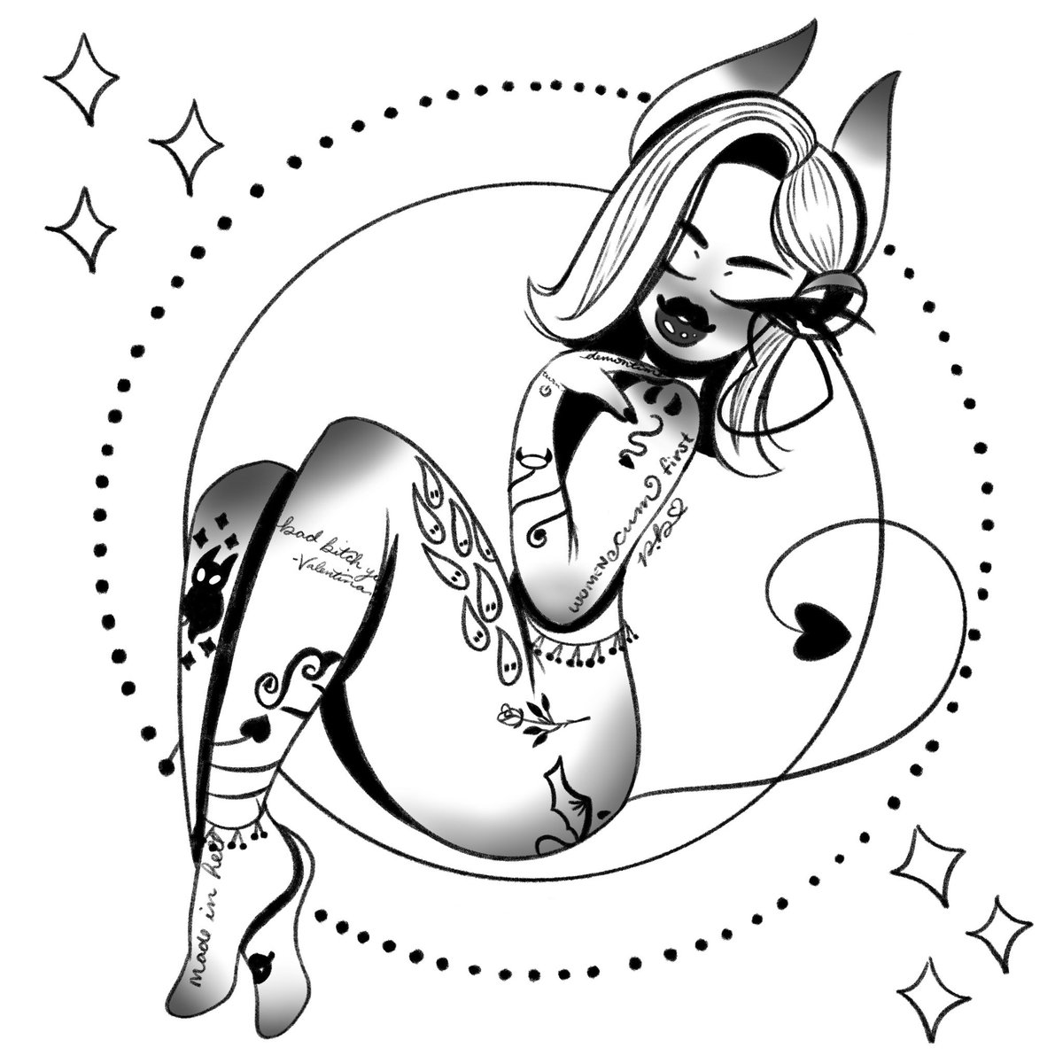 Princess Blue (@p_blue12) on Twitter photo 2020-10-26 19:44:57 A little fan art of miss @valentinavoight for day 26 of #monstermania2020 succubus she just fit so well and I had to of course give her a few extra tats and include a heart hoop 😍😍 A little fan art of miss @valentinavoight for day 26 of #monstermania2020 succubus she just fit so well and I had to of course give her a few extra tats and include a heart hoop 😍😍