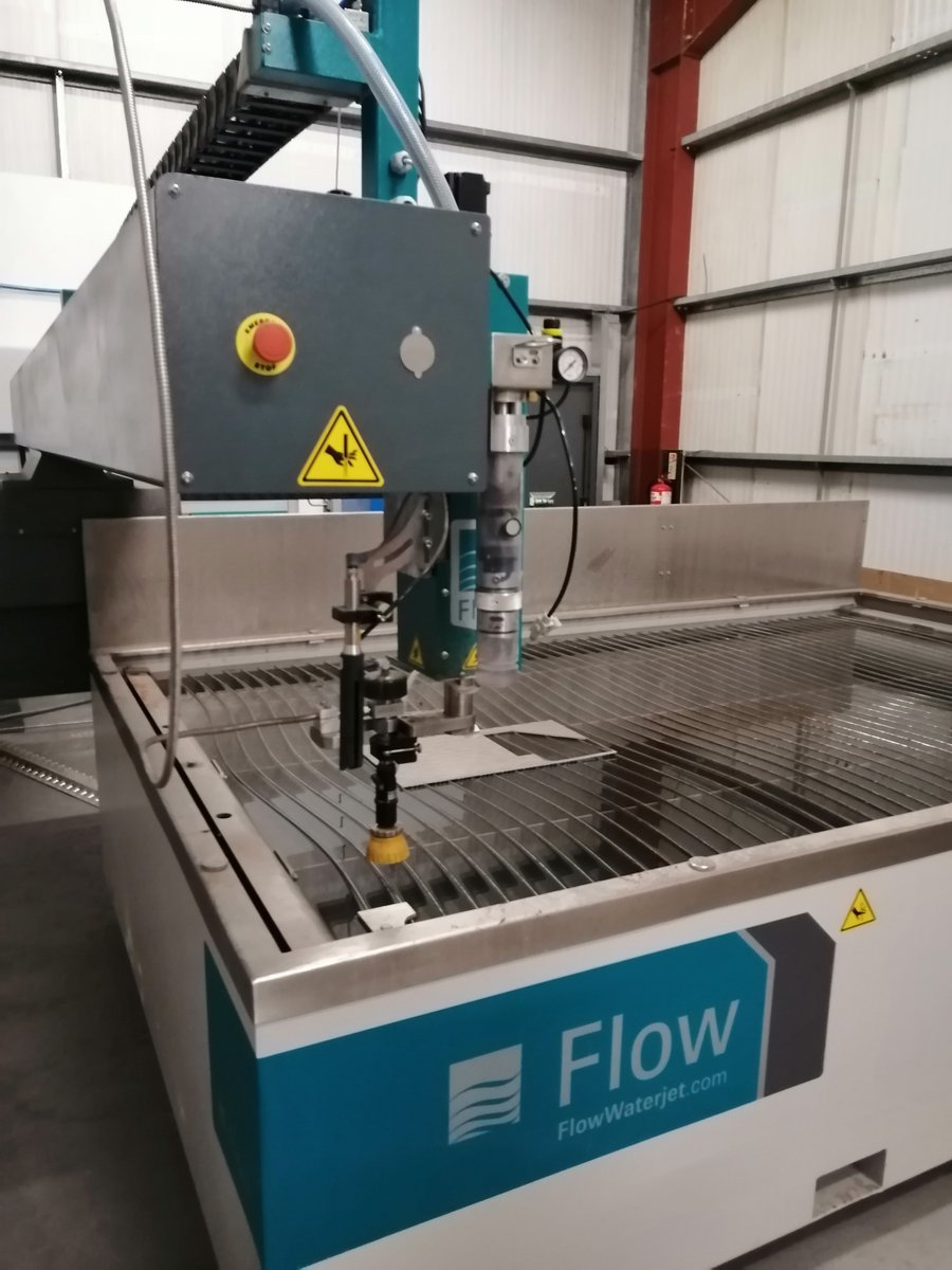 AscendaEnginee1's tweet photo. Exciting times as our new Water Jet has arrived and is ready to go! This project was supported by New Anglia Local Enterprise Partnership through the Business Resilience and Recovery Scheme. #engineering #fabrication #metalwork #steel #welding #waterjet #flowjet #profilecutting https://t.co/dQX8cH0kDO