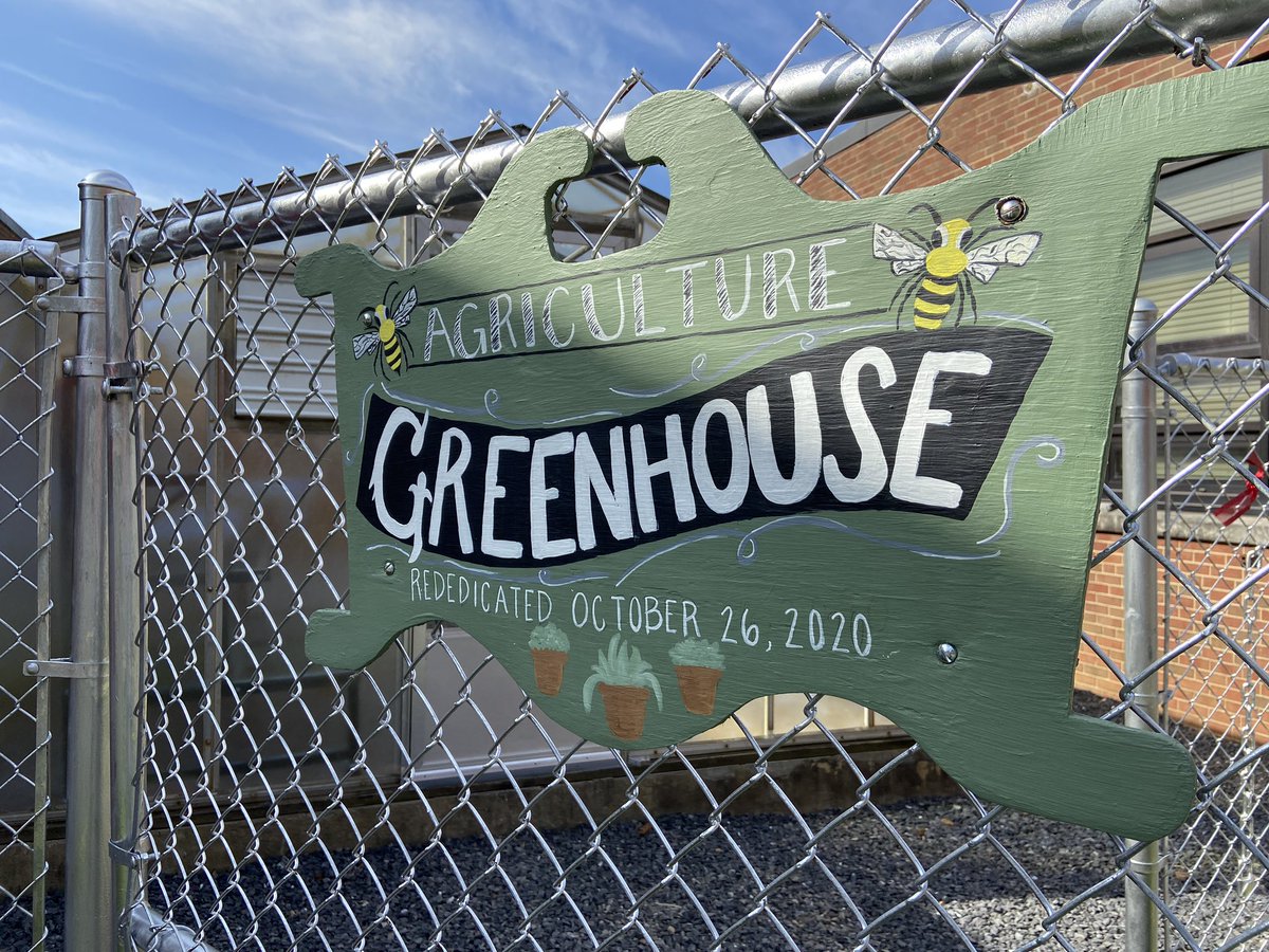 AHSPhotogs's tweet photo. The #alleghanyhighschool greenhouse is officially back up and running! https://t.co/AEEwRu5QXo