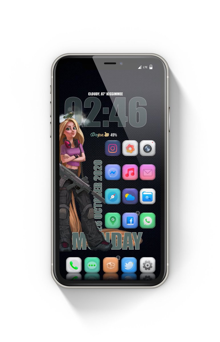 iPhoneAlDia's tweet photo. Today with #aroma thema by my friend @moondr1 🔥
#SBHTML By @san3ar
#Statusbar by @Devy_Design https://t.co/i2cfaPa8Df