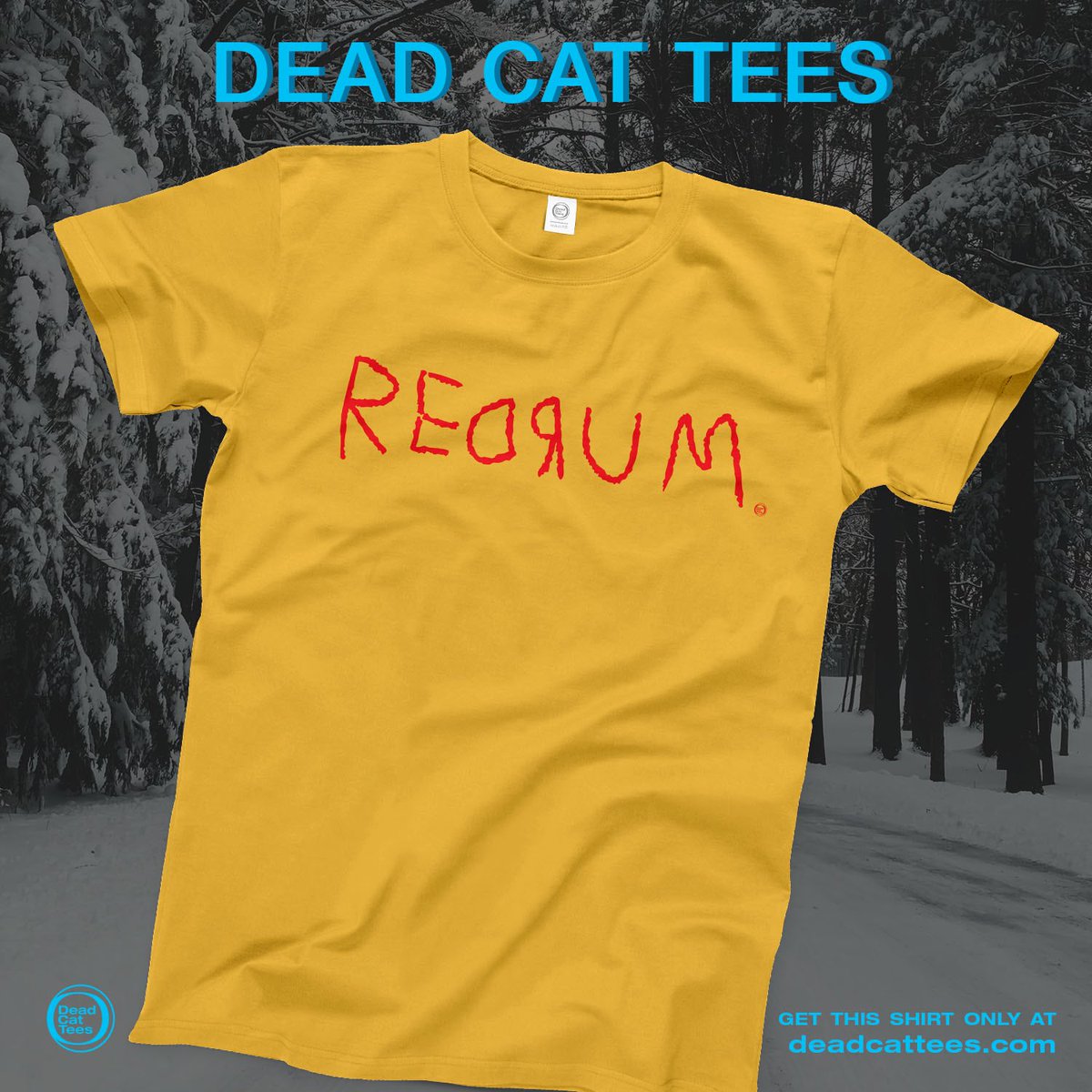 deadcattees's tweet photo. Don’t forget to subscribe and get our REDRUM tee sent straight to your door from the Overlook Hotel 🪓🩸✨

Only at https://t.co/iiQEIClUgJ 

#theshining #stephenking #StanleyKubrick https://t.co/zaG4tb1lkH