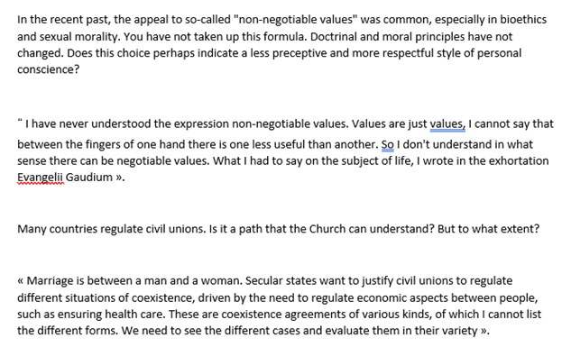 Incidence of sodomy is extrinsic to such a legal arrangement, even if predominant in cases of their utilisation. A civil union law of THIS KIND, grounded in economic concerns (rather than institutionalisation of disordered relationships) is licit. Remember Cronache interview.