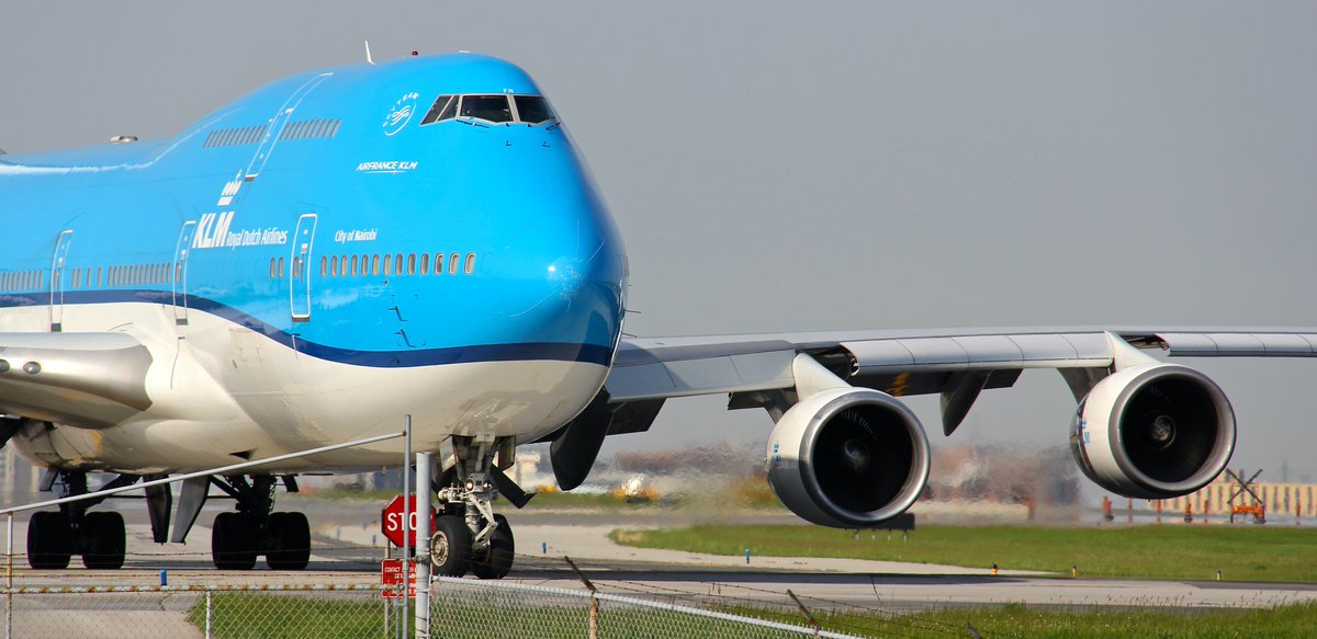 The last KLM 747 flight arrived at Amsterdam Schiphol last night