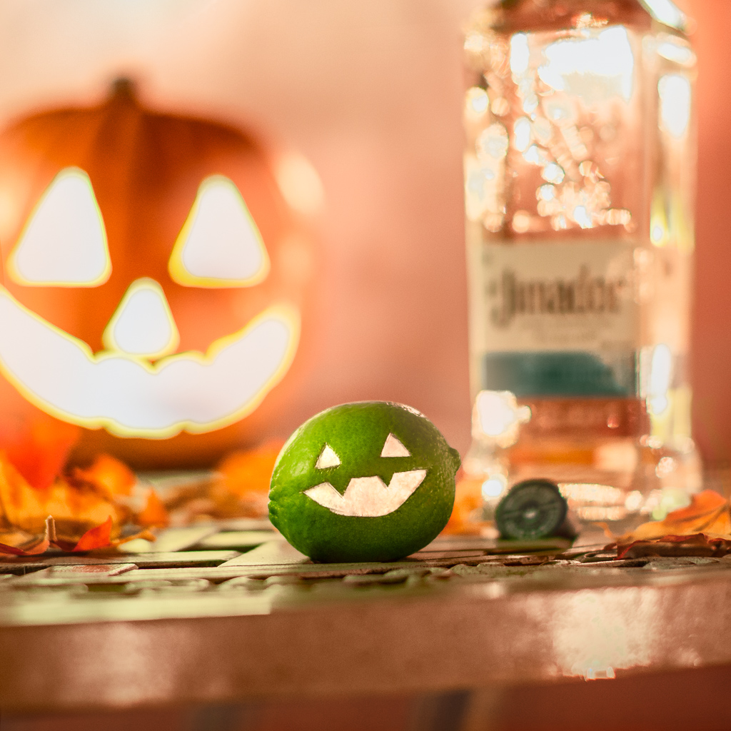 The spookiest thing about this pic is wasting a lime.