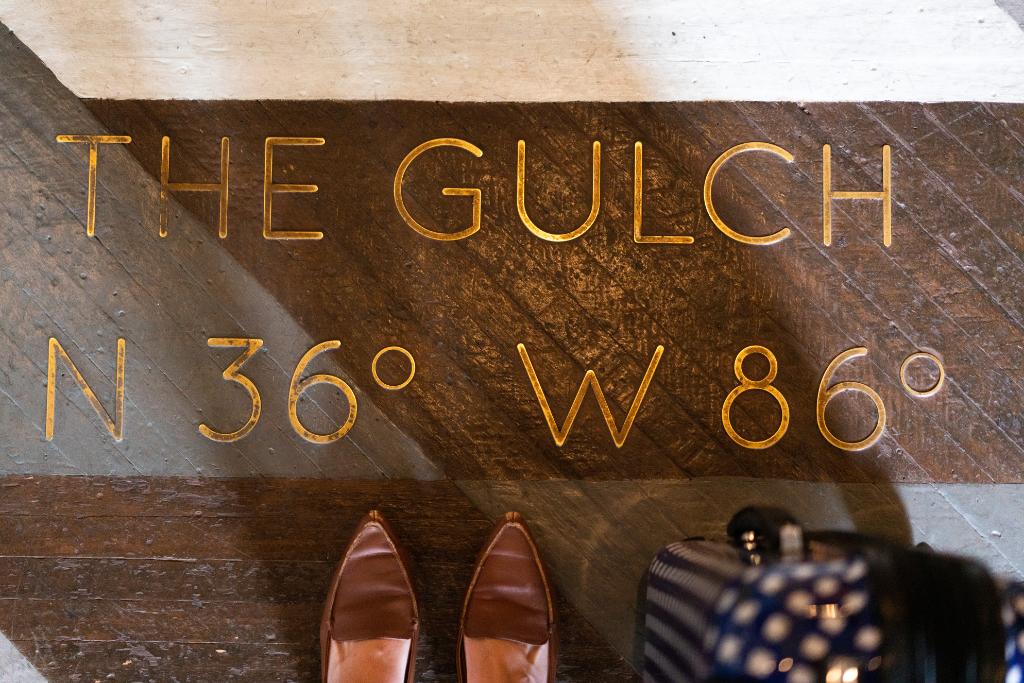 Make sure you have the right pair of shoes when you step into The Gulch.