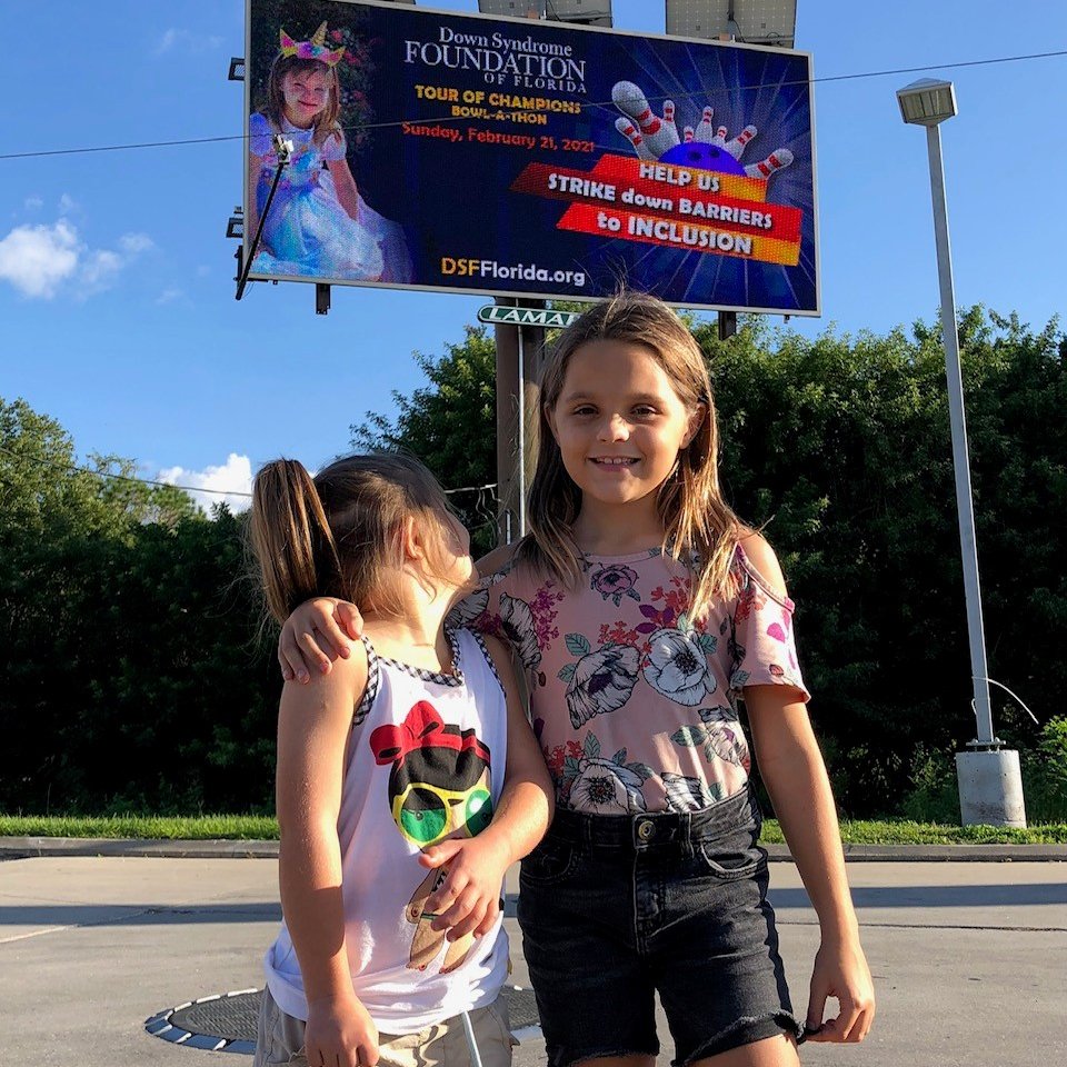 Shout out to 2nd-grade supermodel Jasmine of Dr. Phillips Elementary! Her beautiful photo is up on 10 billboards across Central Florida to celebrate October as Down Syndrome Awareness Month. Her mom says, "She might be non-verbal but she wants to be heard, big and loud!"