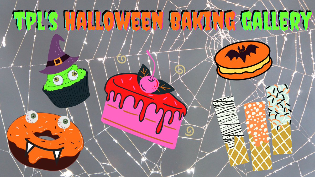 TigardLibrary's tweet image. Oh goodness, Halloween is on Saturday!  Use the hashtag #TPLHalloweenBakingGallery along with a picture of your baked good to earn a spot in our gallery - to be published on Halloween! #TigardPublicLibrary #Halloween #Baking