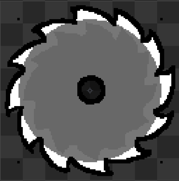 Good Dodging: collision masks in Disc Room are incredibly generous. Faster discs have smaller masks.We also stretch collisions in time, you're allowed to be inside a disc for up to 3 frames. In any case, a close getaway is more fun than a death.