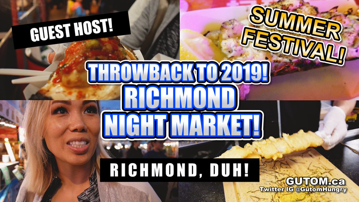 Throwback to Richmond Night Market 2019! @RmdNightMarket https://t.co/R90kuIHk4R
#metrotown
#eastvan
#food #foodies #foodblog #vancouver #vancouverbc #yvreats #yvr #vancity #yvrfoodies #vancouverfood #vancouverfoodie #vancouverfoodies #burnaby #newwest #surreybc #richmondbc https://t.co/UKFxhTmId4