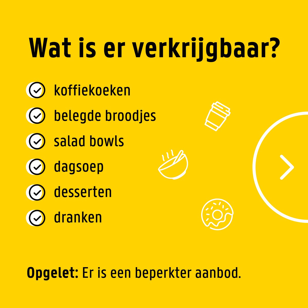 durfdiversdenk1's tweet photo. Alle restaurants en cafetaria's zijn open voor takeaway!🍴Neem je eigen bestek mee want wegwerpbestek is niet verkrijgbaar.
👩🏻‍🤝‍👩🏾 Breng eten of drinken mee voor je medestudenten en verklein de wachtrij. 💰 Betaal contactloos met je UGent-kaart of met bankcontact.
#durfdiversdenken https://t.co/cJVtaZCXVB