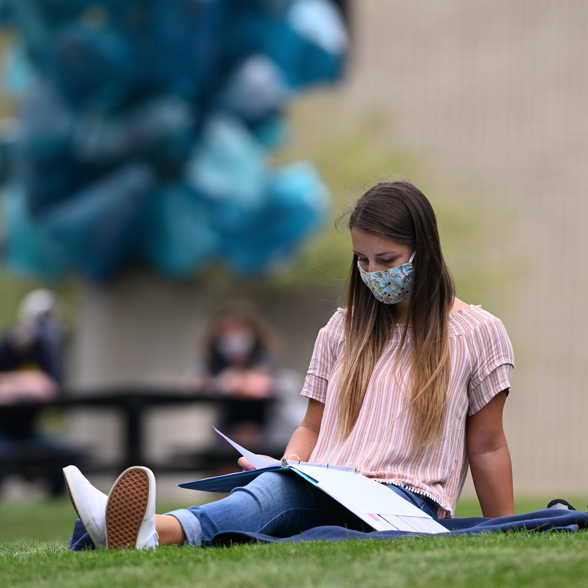 uakron's tweet image. "I wear a mask because I am doing my part to bring back in-person classes, jobs, sports, music and everything else we miss. Aerosols and airborne transmission are the most common ways that COVID-19 spreads. Be safe!" 
—Brianna Matras, Marketing and Sales Dual Major, Class of 2020