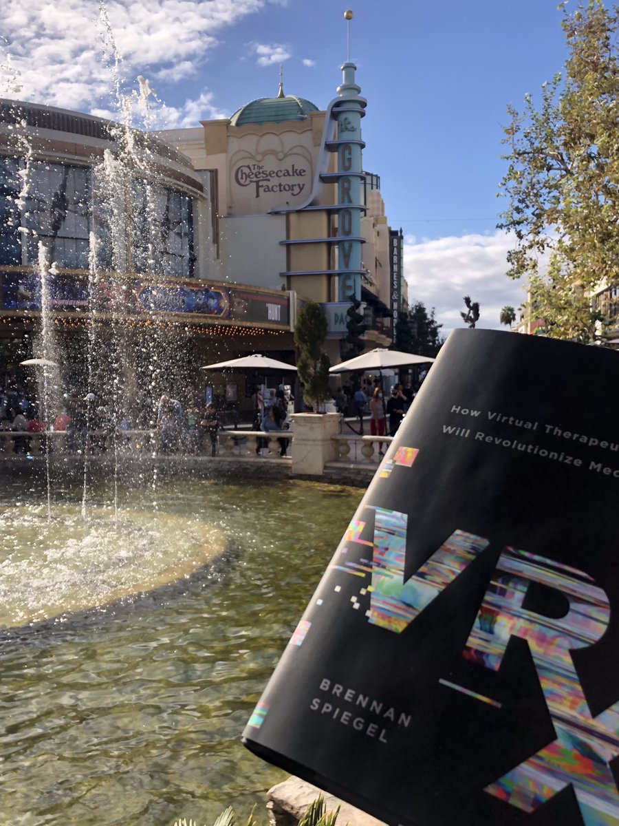 Love it! Looks like you've brought my book to @TheGroveLA, one of my favorite spots. Hope you're enjoying #VRx and don't plan to throw into the fountain!